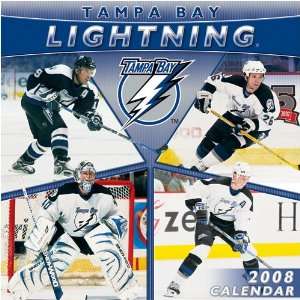  TAMPA BAY LIGHTNING 2008 NHL Monthly 12 X 12 WALL CALENDAR 