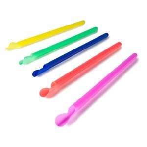  8 Boldly Colored Spoon Straws 400 / Box Health 