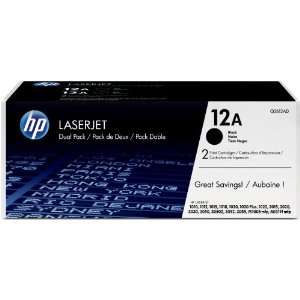  HP LaserJet 12A Print Cartridge in Retail Packaging   Dual 
