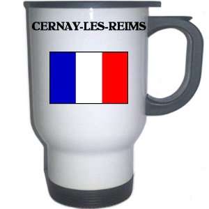  France   CERNAY LES REIMS White Stainless Steel Mug 