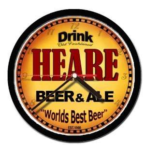  HEARE beer and ale cerveza wall clock 