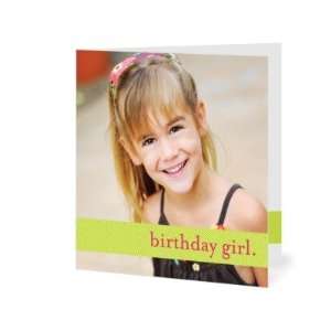   Greeting Cards   Birthday Band Bright Green By Le Papier Boutique