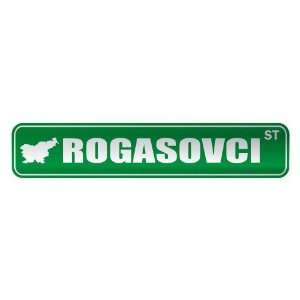     ROGASOVCI ST  STREET SIGN CITY SLOVENIA