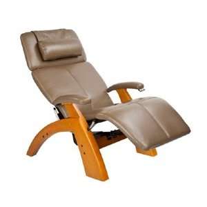   Gravity Recliner with Maple Base, Cashew Bonded Leather Health