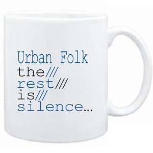  Mug White  Urban Folk the rest is silence  Music 