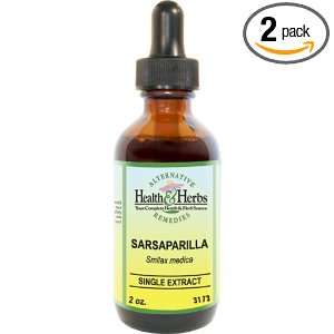   Health & Herbs Remedies Sarsaparilla, 1 Ounce Bottle (Pack of 2
