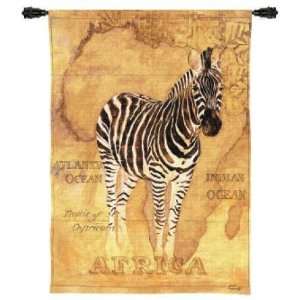  African Voyage II Zebra Wall Tapestry