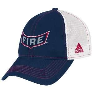  Chicago Fire Navy adidas Soccer Mesh Back Adjustable Hat 