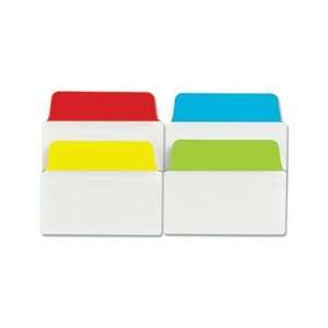 NoteTabs Notes, Tabs and Flags in One, Blue/Green/Red/Yellow, Two Inch 