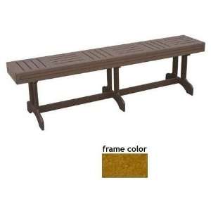  Eagle One Recycled Plastic Monterey Bench   Cedar Patio 