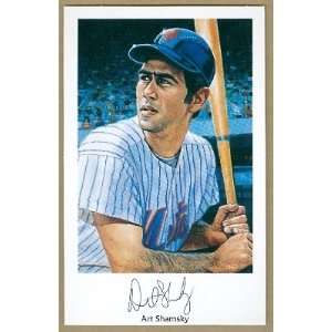 com Art Shamsky Autographed/Hand Signed postcard (New York Mets) Ron 