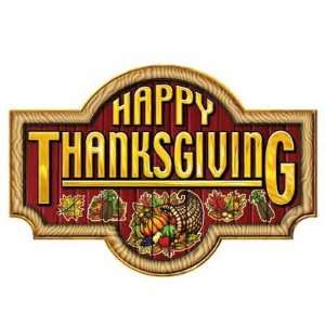 Happy Thanksgiving Sign Small Wall Decal