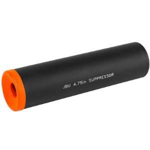  JBU Fake Airsoft Suppressor, 4.75 Long, Aluminum, Orange 