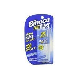  Binaca Fastblast Breath Spray Peppermint (Pack of 6 
