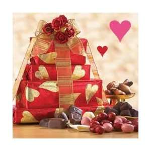   Valentines Day Tower of Chocolates   Valentine Gift Basket Everything