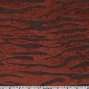  Burnout Stretch Velvet Burnt Sienna Fabric By The Yard 