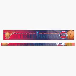  NBA Detroit Pistons 2 Packs of 6 Pencils ** Sports 