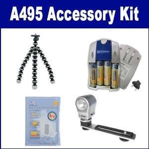  Canon Powershot A495 Digital Camera Accessory Kit includes 