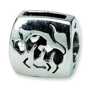   Sterling Silver Taurus Zodiac Antiqued Bead Arts, Crafts & Sewing