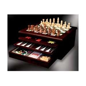  15 in 1 Wooden Chess & Game Center 