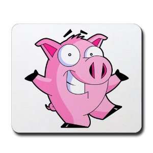  Mousepad (Mouse Pad) Pig Cartoon 