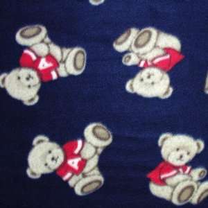   Fleece T shirt Teddy Navy Fabric By The Yard Arts, Crafts & Sewing