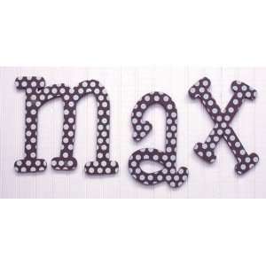  Rr Sale   Polka Dot Letters In Chocolate   K Baby