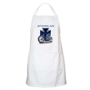  Apron White American Original Choppers Iron Cross and 