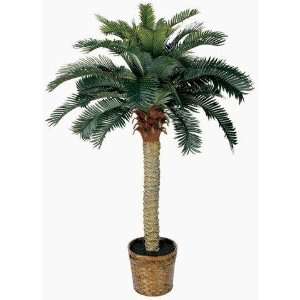   Exclusive By Nearly Natural 4 Ft Sago Silk Palm Tree