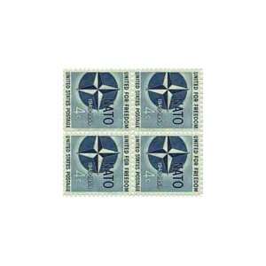 Nato Emblem Set of 4 X 4 Cent Us Postage Stamps Scot #1127a