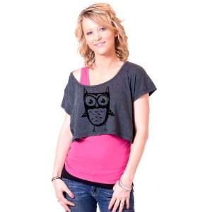  Just Another Owl American Apparel Crop Tee Everything 