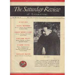  Saturday Review of Literature, August 14, 1937 Various 
