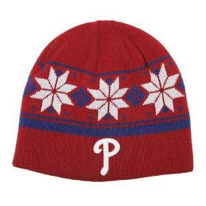  Philadelphia Phillies Snowflake Womens Knit One Size Fits 