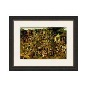  Fair With A Theatrical Performance 1562 Framed Giclee 