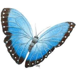  Serfino the Blue Morpho Butterfly Wall Art