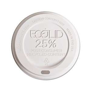 Eco Lid 25% Recycled Content Hot Cup Lid, Fits 10 20 oz Cups, 1000/Car