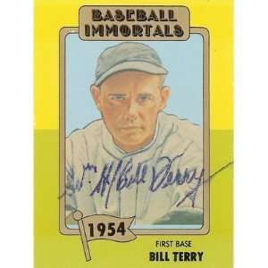  Bill Dickey Autographed Ball   Giants Immortals #73 Jsa 