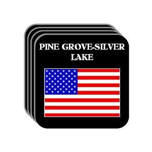  US Flag   Pine Grove Silver Lake, California (CA) Set of 