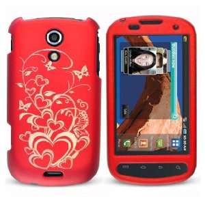 Red Hearts Hard Premium Designer Protector Case For SAMSUNG EPIC 4G