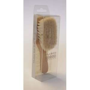  Hydrea Wooden Baby Brush with Soft Goats Hair Bristles 