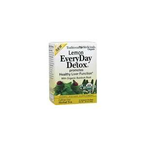 Organic Lemon Everyday Detox Tea 16 Tea Grocery & Gourmet Food