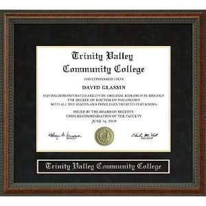  Trinity Valley Community College (TVCC) Diploma Frame 
