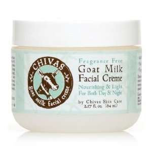  Goat Milk Facial Creme Fragrance Free 2.17 oz by Chivas 