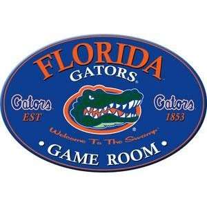  Florida Gators Oval Game Room Wall Sign/Plaque Sports 