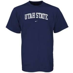   Nike Utah State Aggies Navy College Classic T shirt