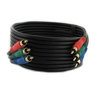 Component Video Cable   6 Ft.   Red, Blue, Green, High Resolution 