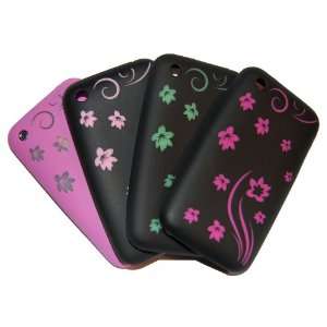 KingCase iPhone 3G & 3GS * Spring Flowers * Soft Silicone Laser Case 