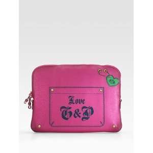  Juicy Couture Rubber Jelly Laptop Sleeve Case ~ Fuchsia In 