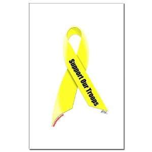  Support Our Troops Yellow Ribbon Military Mini Poster 