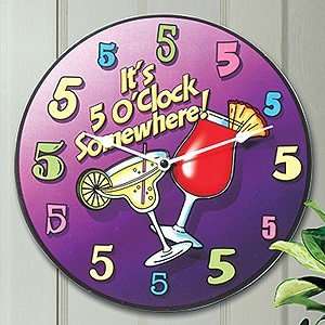 Its Five OClock Somewhere Clock 